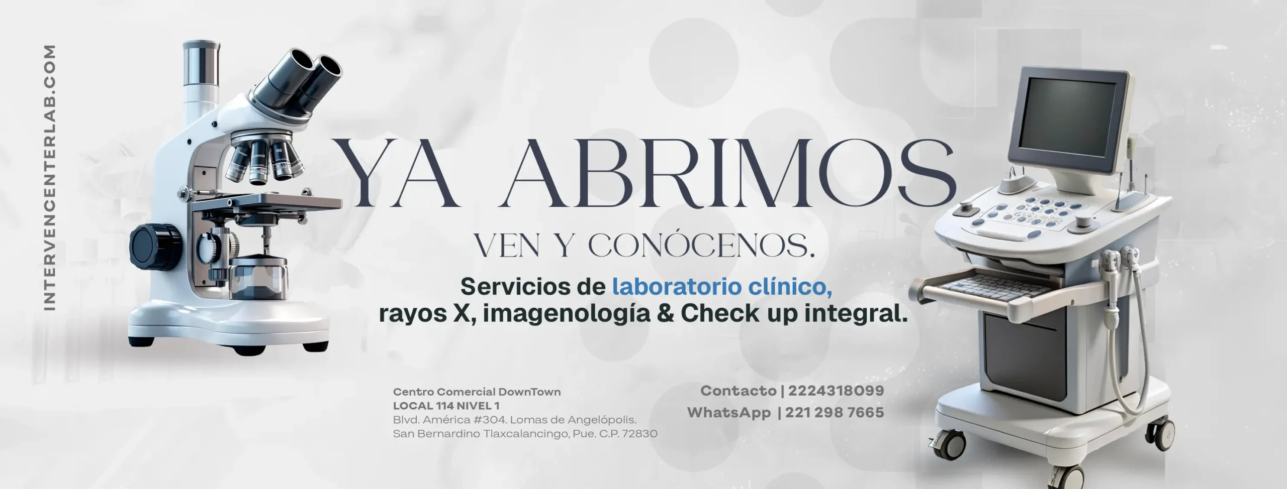 Ya Abrimos Próxima Apertura - Laboratorio Clínico